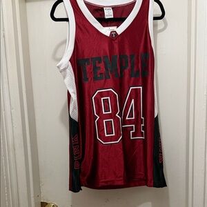 Victoria's Secret Red and White Temple 84 Mesh Sports Tank